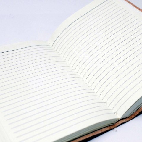 Skórzany Notatnik - Czarny Onyks + Kompas - pamiętnik