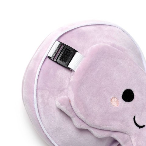 Ośmiornica poduszka podróżna + maseczka maskotka