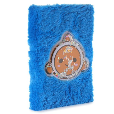 Notatnik w puszystej pluszowej okładce A5 w linie Adoramals - Błazenek