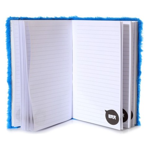 Notatnik w puszystej pluszowej okładce A5 w linie Adoramals - Błazenek