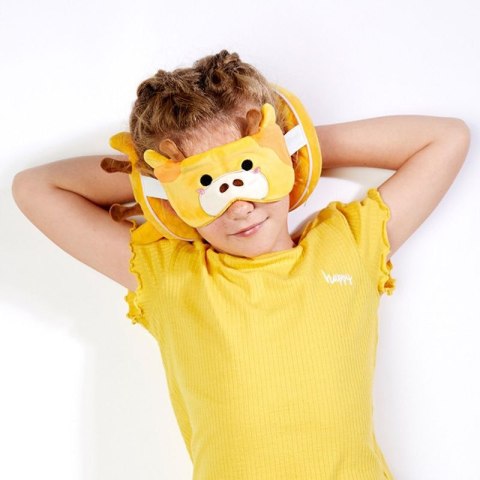 Żyrafa Filip poduszka podróżna + maseczka maskotka