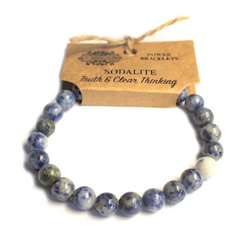 Bransoletka Mocy z Kamieniami - Sodalit