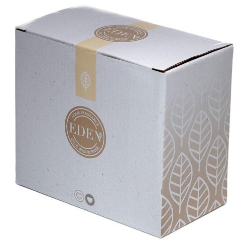 Ceramiczny podgrzewacz olejków i wosku tarta w kształcie serca z naczyniem podzielonym na dwie części "Serce" - szary