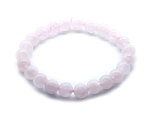 Bransoletka Mocy z Kamieniami - Kwarc Różowy