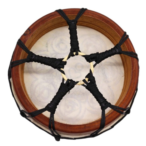 Bęben Szamański Czakra z Pałeczką - 25 cm
