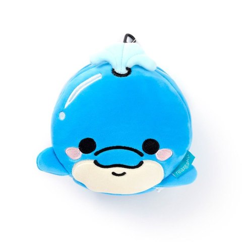 Delfin Blu poduszka podróżna + maseczka maskotka