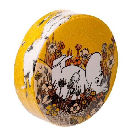 Moomin Skompresowany ręcznik podróżny Muminki - żółty
