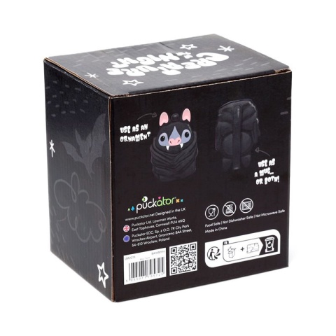 POJEMNOŚĆ Kubek ceramiczny w kształcie odwróconego nietoperza