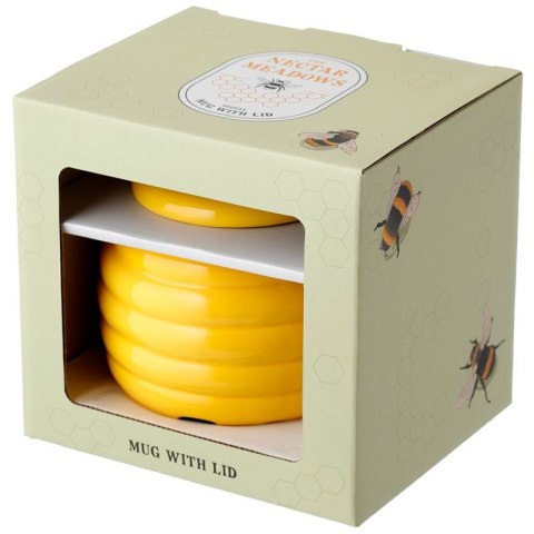 Czeramiczny kubek w kształcie ula