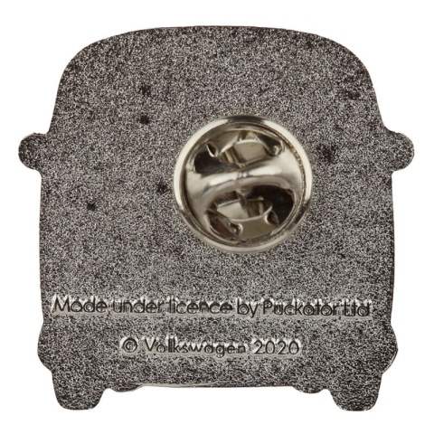 Kolekcjonerska wpinka emaliowana Volkswagen VW T1 Camper Bus - niebieska