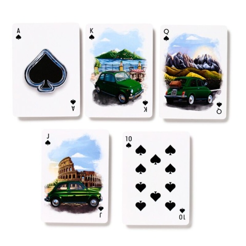 Standardowa talia kart do gry - Fiat 500