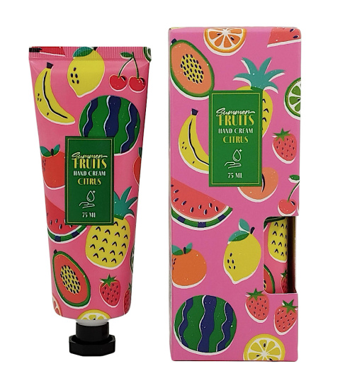 Letnie owoce - Nawilżający Krem do Rąk 75ml - Cytrusy