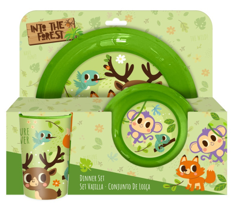 Zestaw naczyń: kubek, talerzyk , miseczka - Into The Forest