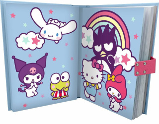 Sekretny pamiętnik zamykany na kod Hello Kitty