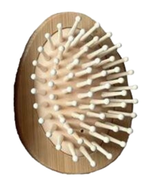 Bambusowa szczotka do włosów Moomin Tammi Muminki - różowa