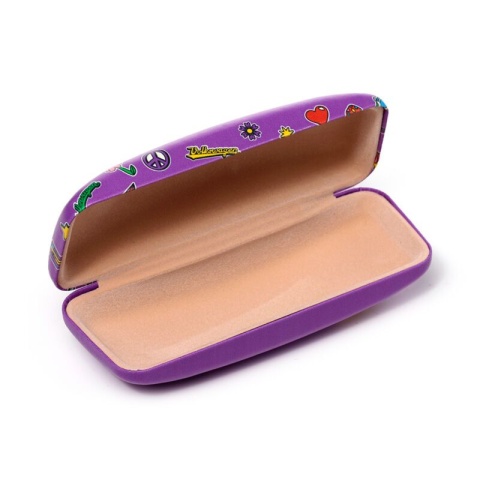 Etui na okulary przeciwsłoneczne Volkswagen VW T1 Camper Bus Retro Purple