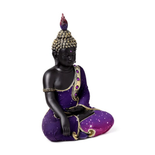 Fioletowo-czarna figurka - Budda-Medytacja 30cm