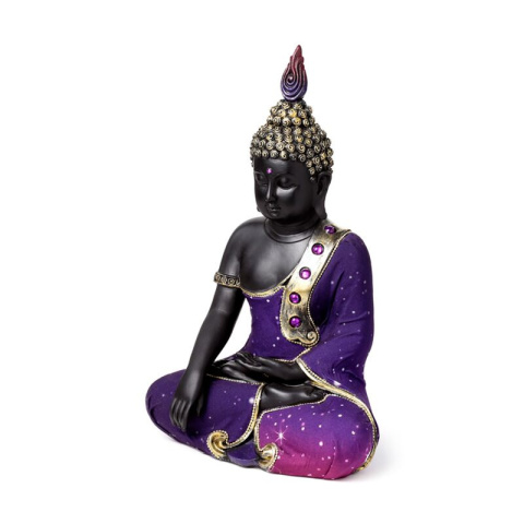 Fioletowo-czarna figurka - Budda-Medytacja 30cm