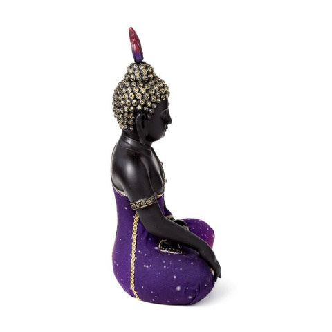 Fioletowo-czarna figurka - Budda-Medytacja 30cm