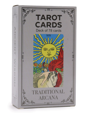 Karty Tarota z Przewodnikiem - Tradycyjne Arkana 78 szt.
