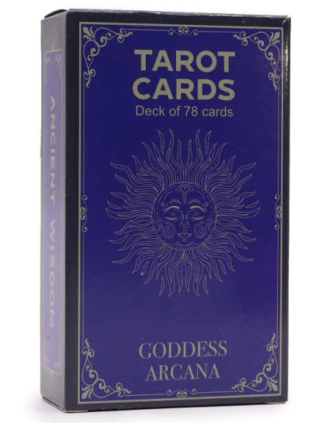 Karty Tarota z Przewodnikiem - Arkana Bogini 78 szt.