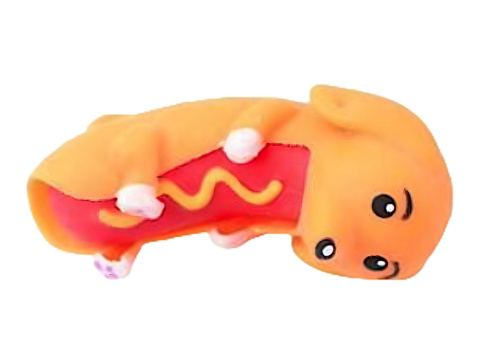 Zabawka gniotek Hot Dog - rozciągliwy