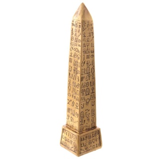 Złoty egipski obelisk 22 cm
