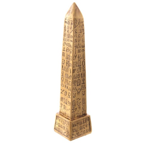 Złoty egipski obelisk 22 cm