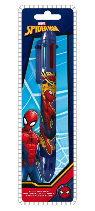 Długopis 6 kolorowy Spiderman