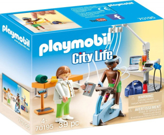 Playmobil City Life 70195 Fizjoterapeuta ze sportowcem