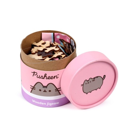 Drewniane puzzle 130 elementów - Pusheen - Core