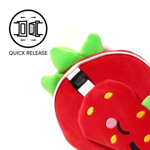 Elidi the Strawberry poduszka podróżna maseczka na oczy maskotka Truskawka