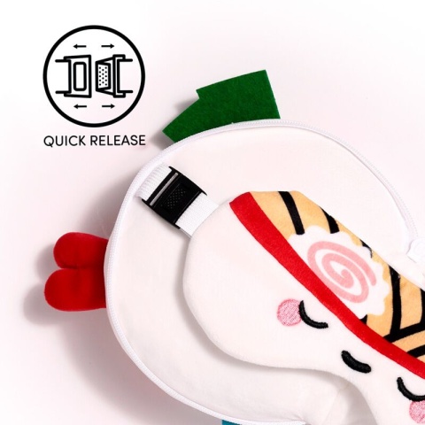 Foodiemals Nori Miska Ramenpoduszka podróżna i maseczka na oczy - maskotka