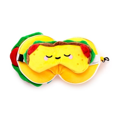Foodiemals Taco Frida poduszka podróżna i maseczka na oczy - maskotka