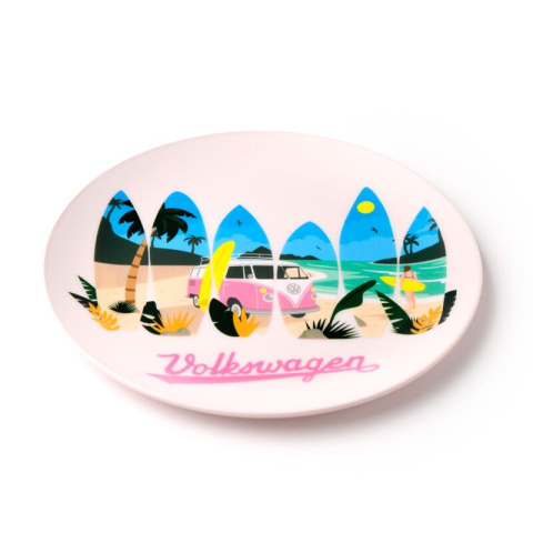 Plastikowe talerze piknikowe Volkswagen-Waves - 4 szt.