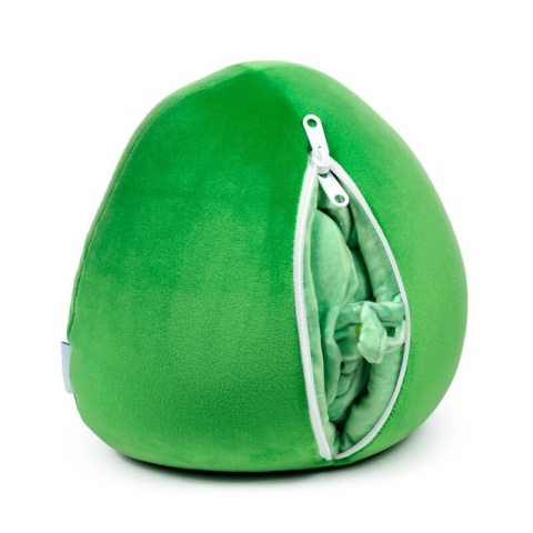 Poduszka podróżna i pluszowa zabawka Swapseazzz 2 w 1 - Awocado