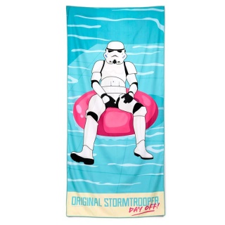 Ręcznik plażowy z mikrofibry - The Original Stormtrooper Dzień na basenie