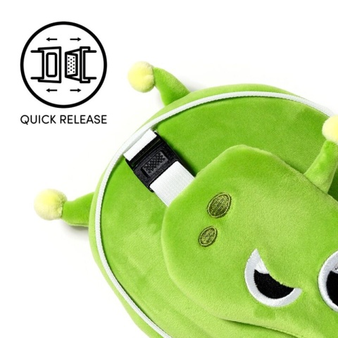 Space Cadets Alien poduszka podróżna maseczka na oczy maskotka Ufek