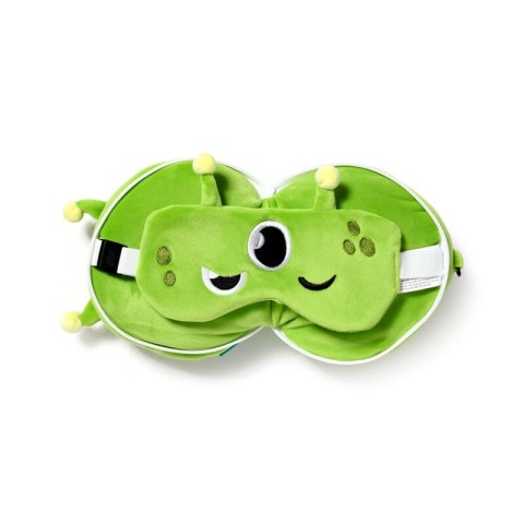 Space Cadets Alien poduszka podróżna maseczka na oczy maskotka Ufek