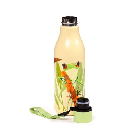 Butelka termiczna ze stali nierdzewnej 500 ml - Tropical Tree Frog żabka