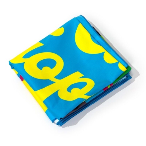 Ręcznik plażowy z mikrofibry - Flamingo Club Tropicana 180x85cm