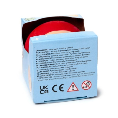 Zabawka gniotek Grzybek - rozciągliwy - niebieski kapelusik