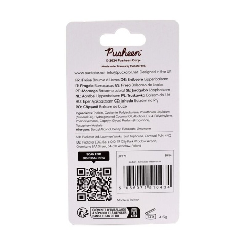 Balsam do ust w sztyfcie - truskawkowy - Pusheen