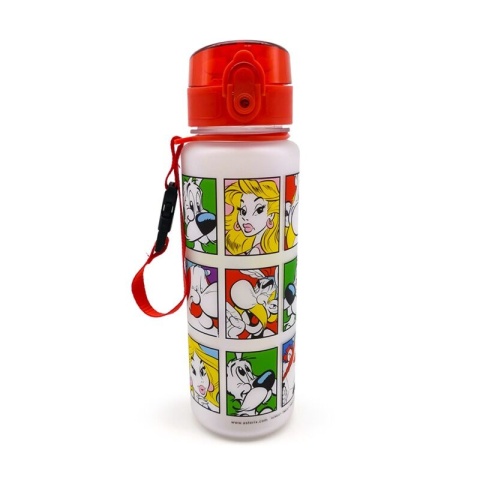 Butelka na wodę dla dzieci 600ml - Asterix, Obelix, Idefix (Dogmatix)