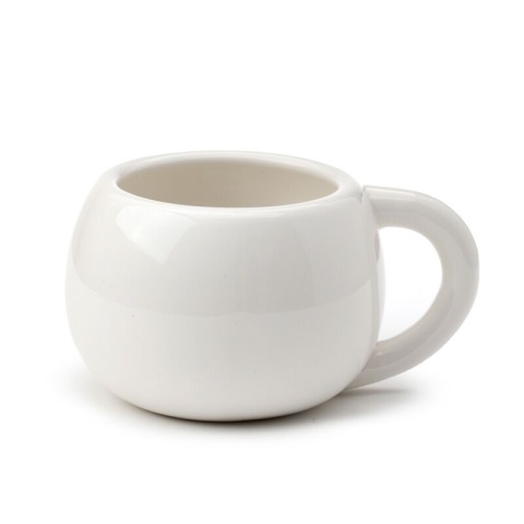 Ceramiczny kubek z przykrywką Podglądający Pingwin 450ml