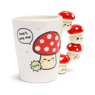 Kubek ceramiczny - Cute Mushroom - muchomorki