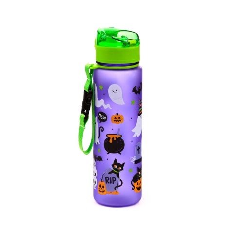 Butelka na wodę dla dzieci plastikowa 600 ml - Spooky Pop Top