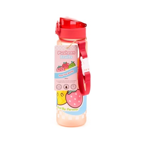 Butelka na wodę dla dzieci plastikowa 600 ml - Pusheen Fruits