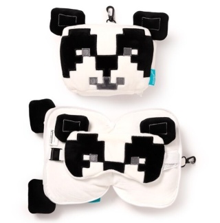 Poduszka podróżna i maska na oczy - Panda - Minecraft- Relaxeazzz