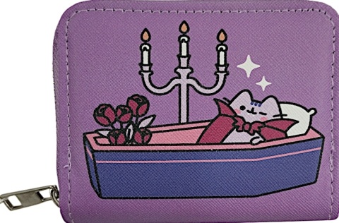 Portfel zamykany na suwak Kot - Pusheen Cat Halloween